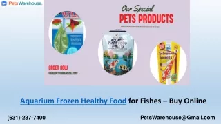 Frozen Fish Food - Pets Warehouse Superstore