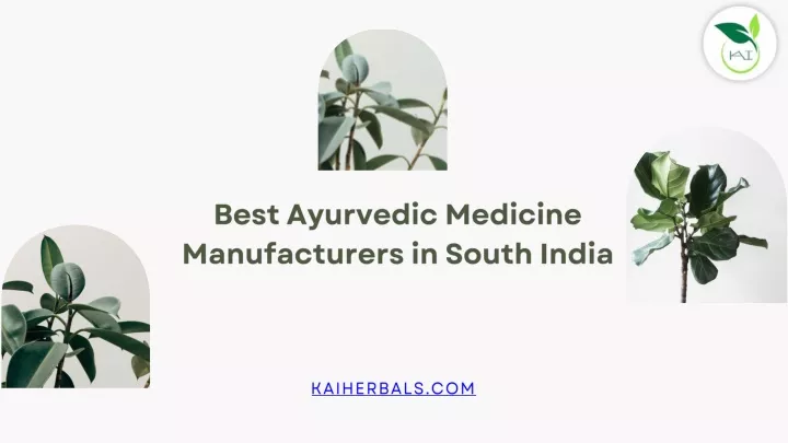 best ayurvedic medicine manufacturers in south