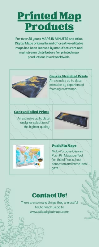 Printed Map Products