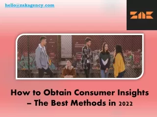 How to Obtain Consumer Insights The Best Methods in 2022