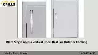 Professional Blaze Single Access Vertical Door