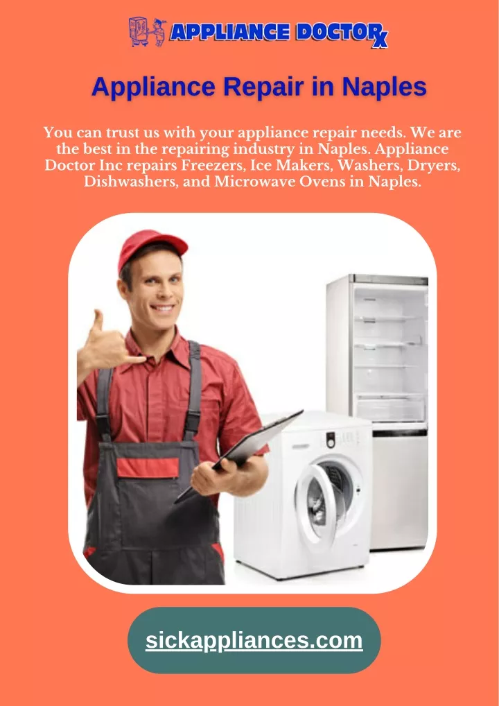 you can trust us with your appliance repair needs