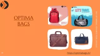 Laptop Backpack for Man and Woman - Bags for Laptop - Optimabags