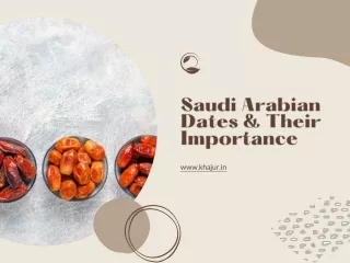 Saudi Arabian Dates