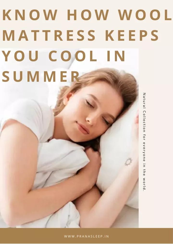 know how wool mattress keeps you cool in summer