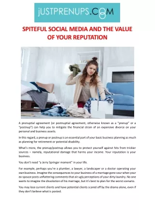 spiteful social media and the value of your