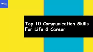 Top 10 Communication Skills for Life & Career