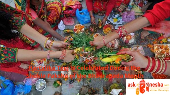 hartalika teej is celebrated during the shukla