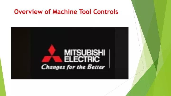 overview of machine tool controls