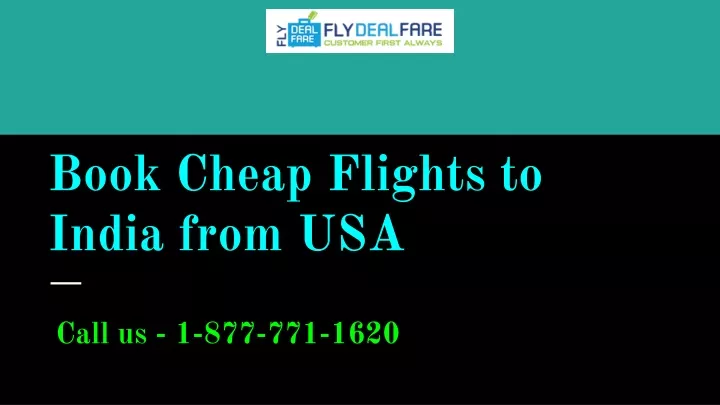 book cheap flights to india from usa