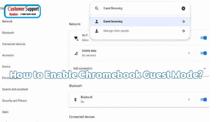 how to enable chromebook guest mode