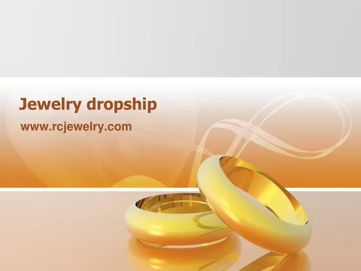 jewelry dropship