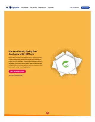 Hire vetted quality Spring Boot developers within 48 Hours