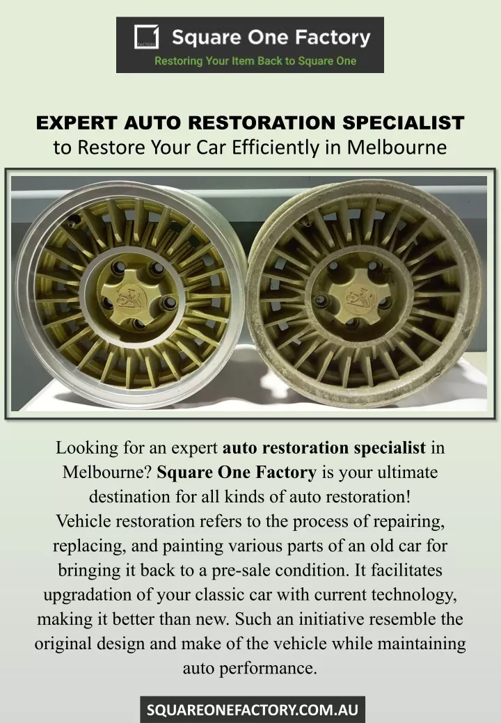 expert auto restoration specialist to restore