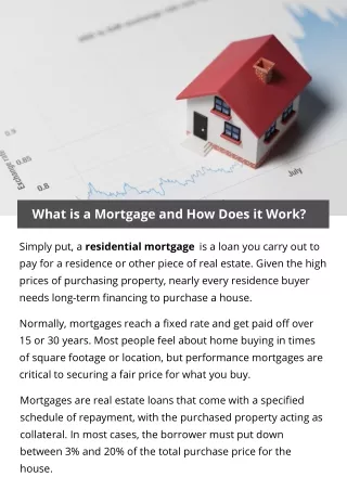 What is a Mortgage and How Does it Work