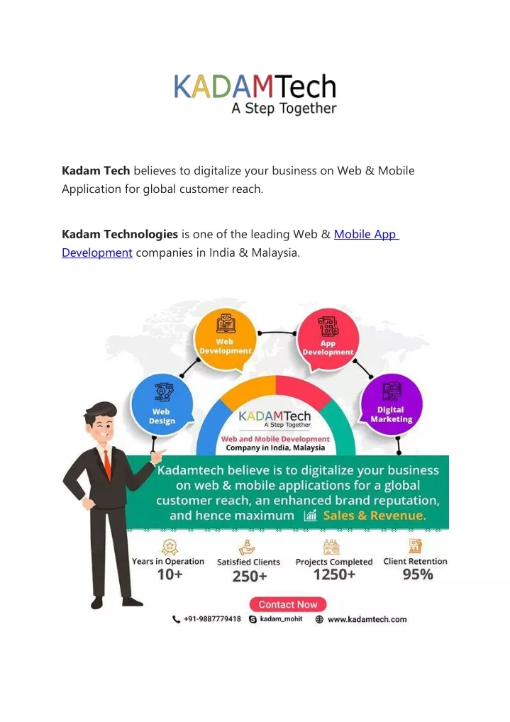 kadam tech believes to digitalize your business