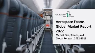 aerospace foams global market report 2022 market
