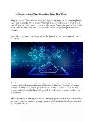 5 myths holding your 5 myths holding your firm