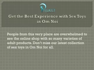 Sex Toy In Om Noi | WhatsApp us:  66971505902