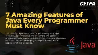 7 Amazing Features of Java Every Programmer Must Know