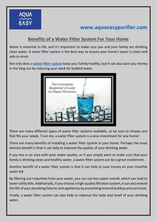 www aquaeasypurifier com