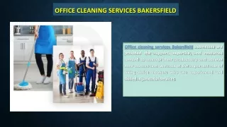 Office Cleaning Services Bakersfield