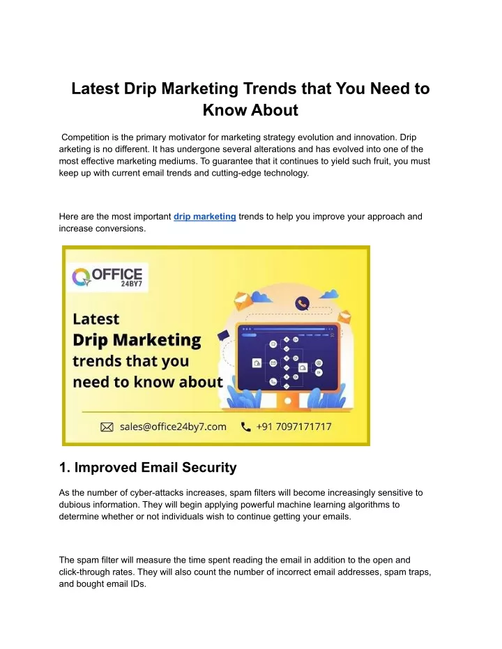 latest drip marketing trends that you need