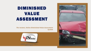 Fact About Car Insurance Diminished Value Assessment