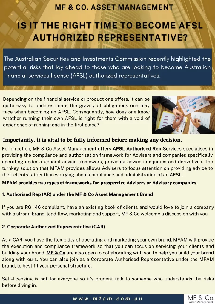 the australian securities and investments