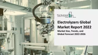 electrolyzers global market report 2022 market