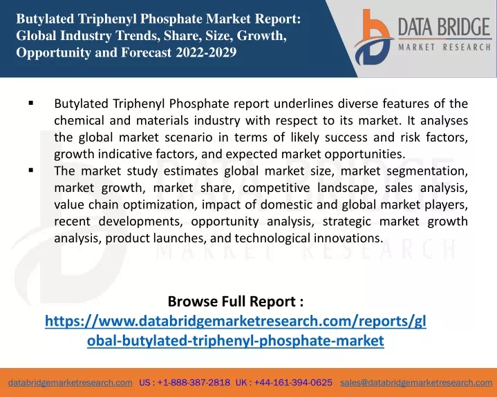 butylated triphenyl phosphate market report