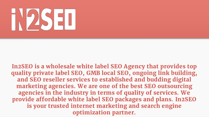 in2seo is a wholesale white label seo agency that