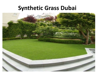 synthetic grass dubai