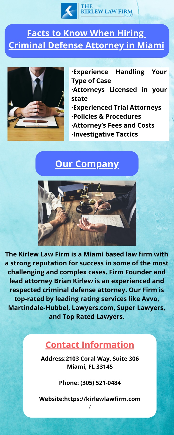 facts to know when hiring criminal defense