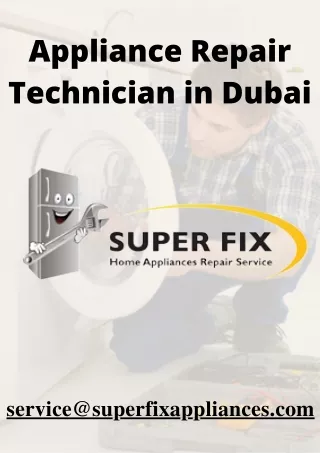 Appliance Repair Technician in Dubai