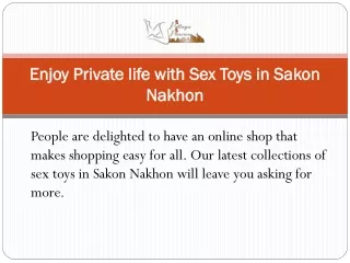 Sex Toys In Sakon Nakhon | WhatsApp Us:  66990231239