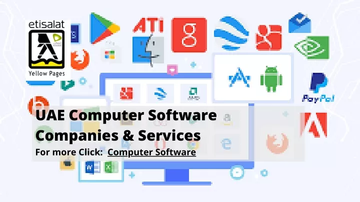 uae computer software companies services for more