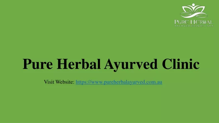 pure herbal ayurved clinic