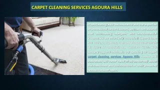 Carpet Cleaning Services Agoura Hills