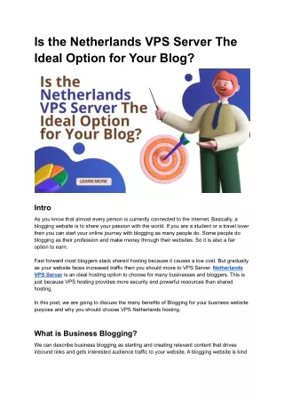 is the netherlands vps server the ideal option