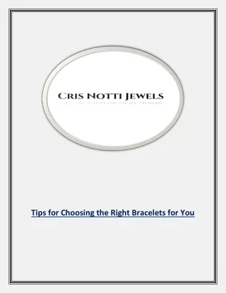 tips for choosing the right bracelets for you