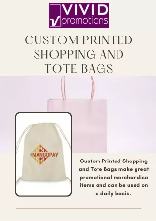 Custom Printed Bags Available in Affordable Price