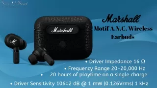 Motif A.N.C. Wireless Earbuds