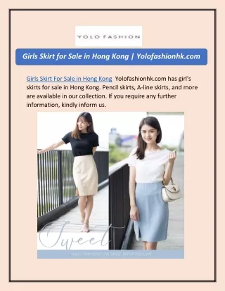 Girls Skirt for Sale in Hong Kong | Yolofashionhk.com