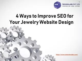 4 ways to improve seo for your jewelry website design