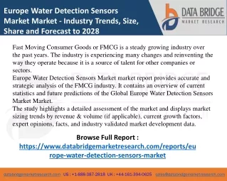 Europe Water Detection Sensors Market