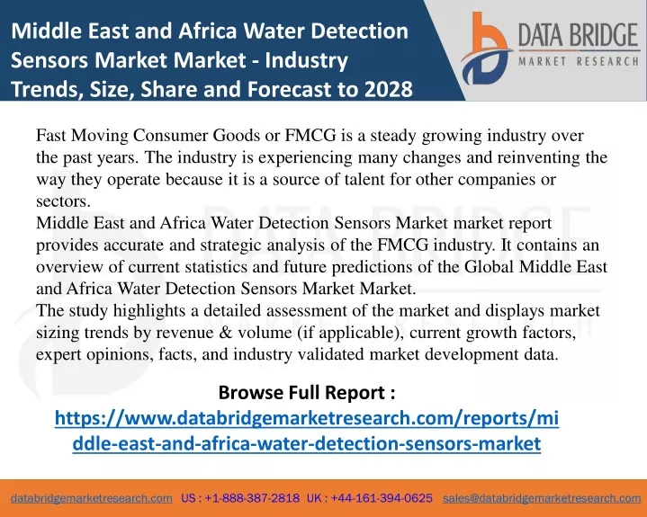 middle east and africa water detection sensors