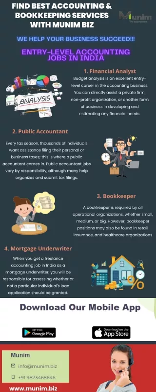 Find Best Accounting & Bookkeeping Services With Munim Biz