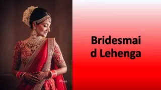 Bridesmaid Lehenga