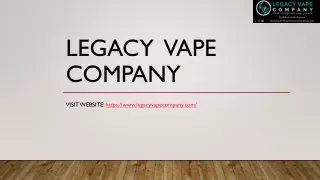 Legacy  Vape Company is Vape King in Brisbane